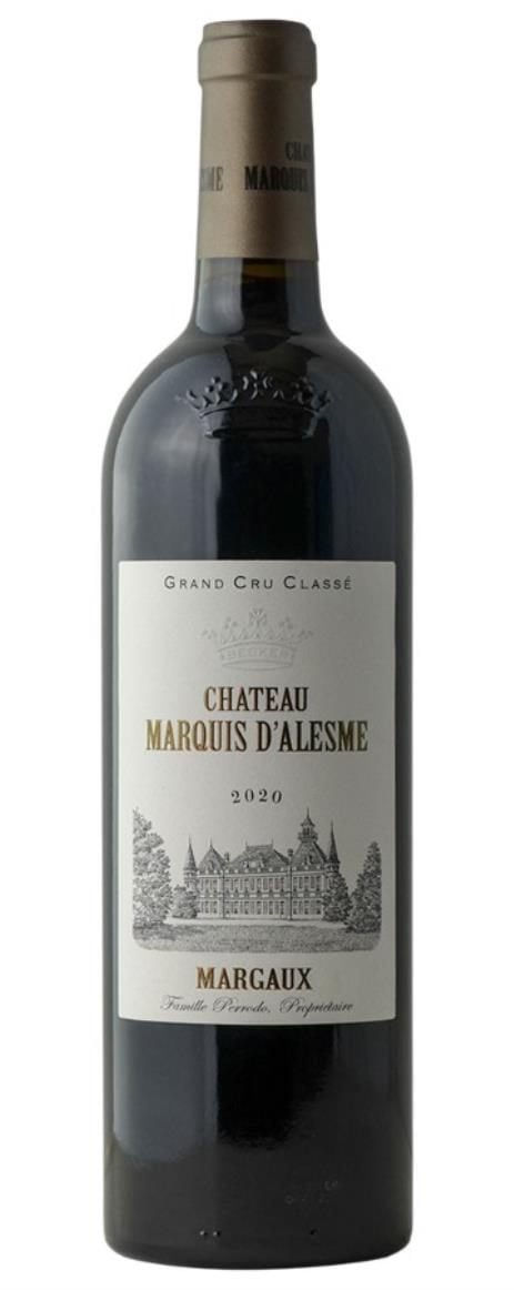 Chateau Marquis D'Alesme Becker Margaux 2020